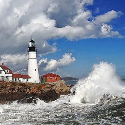 Portland Head Lighthouse & the Annie C. Maguire Shipwreck
