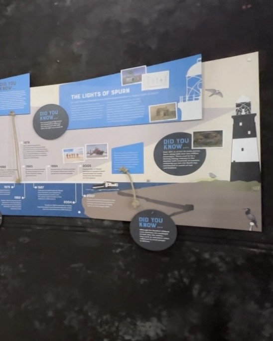 A timeline of events at Spurn Head, located within the High Lighthouse